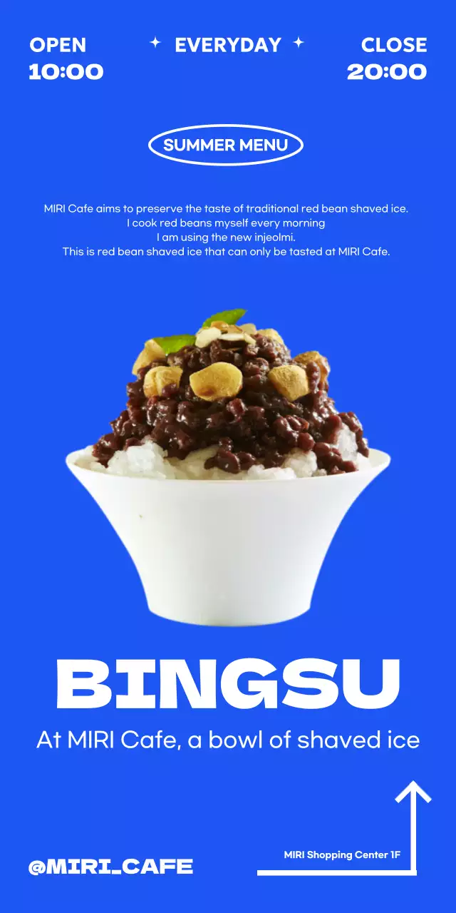 Promote your summer seasonal menu with a modern twist