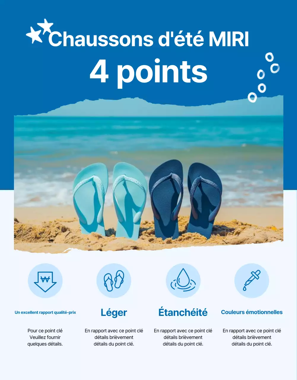 Une introduction simple aux ventes saisonnières en marine et blanc