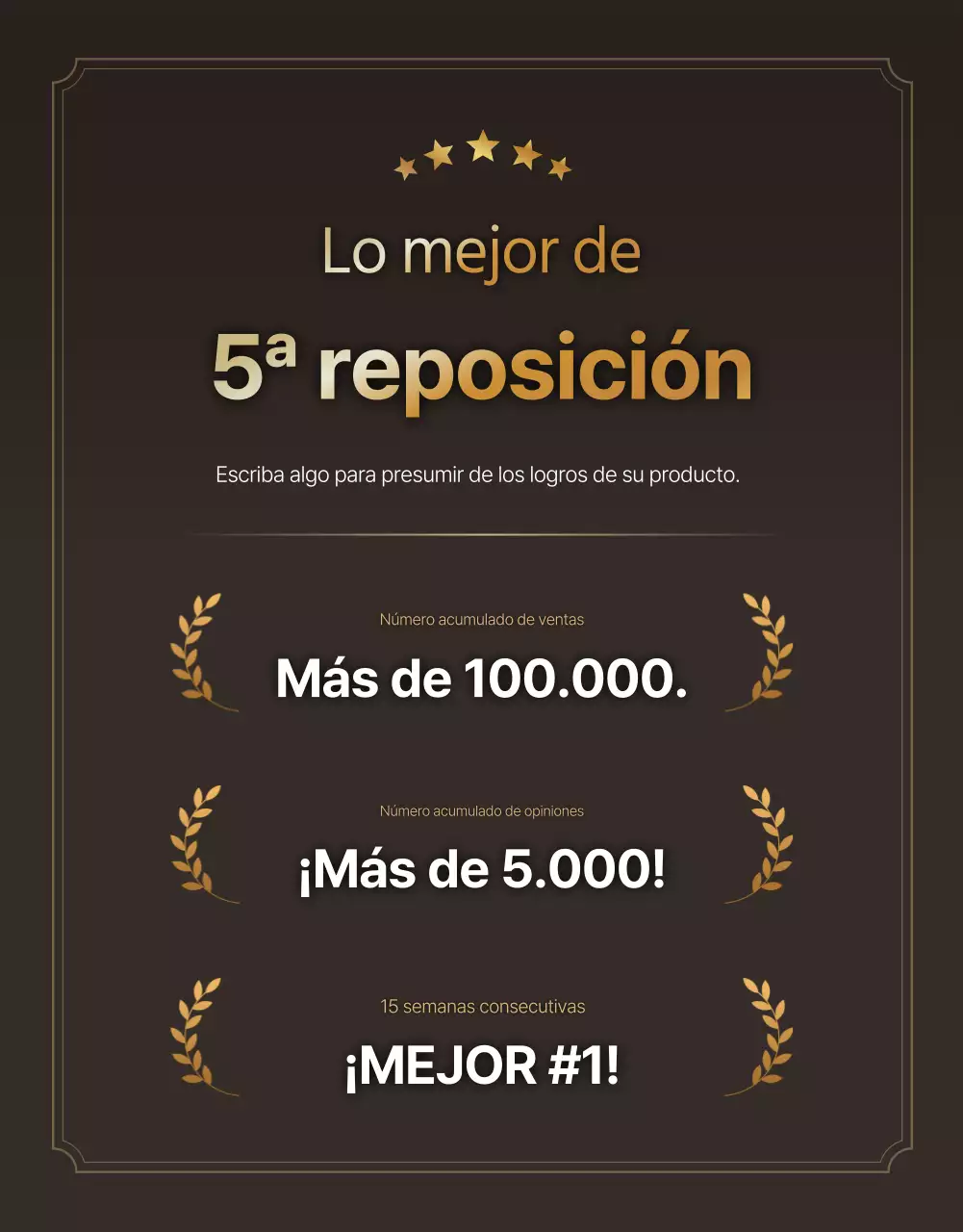 Anuncio de moda sencillo en beige