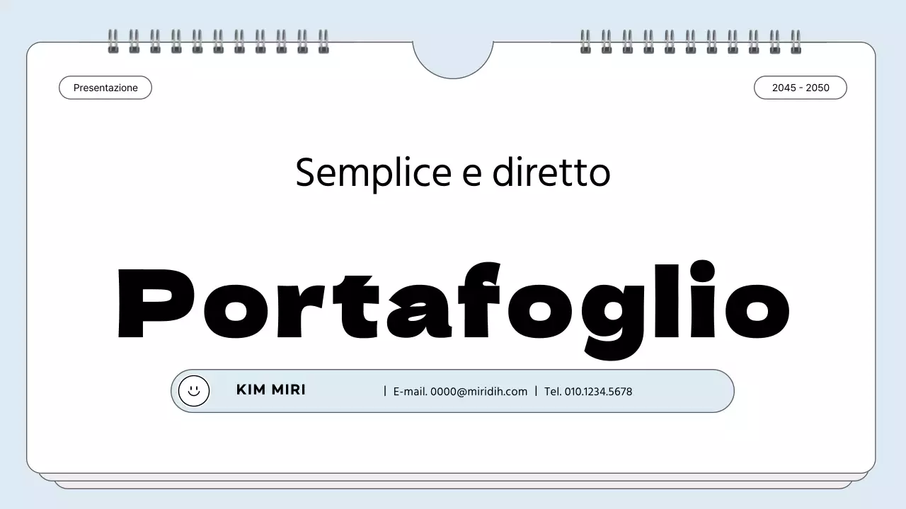 Portafoglio con cornice semplice in azzurro