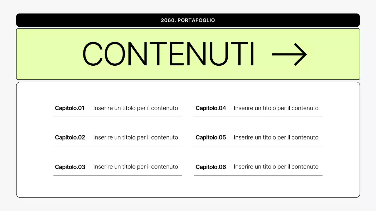 Cartella stampabile semplice in grigio e verde lime