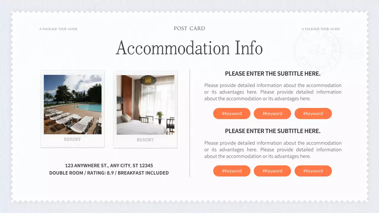 블루 엘레강트 여행 가이드 프레젠테이션