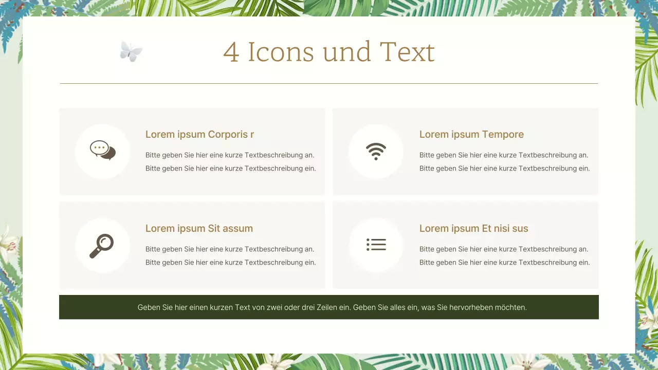 Bewerben Sie Ihre Marke mit einem grünen, natürlichen Gefühl