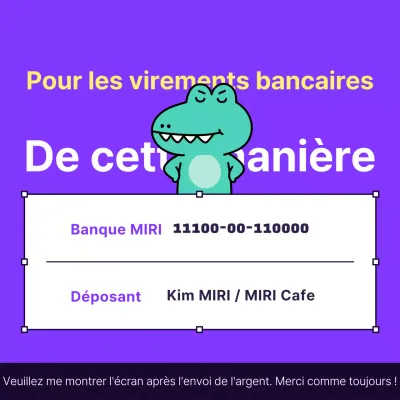 Un guide kitsch jaune et blanc sur l'envoi d'argent par dépôt direct