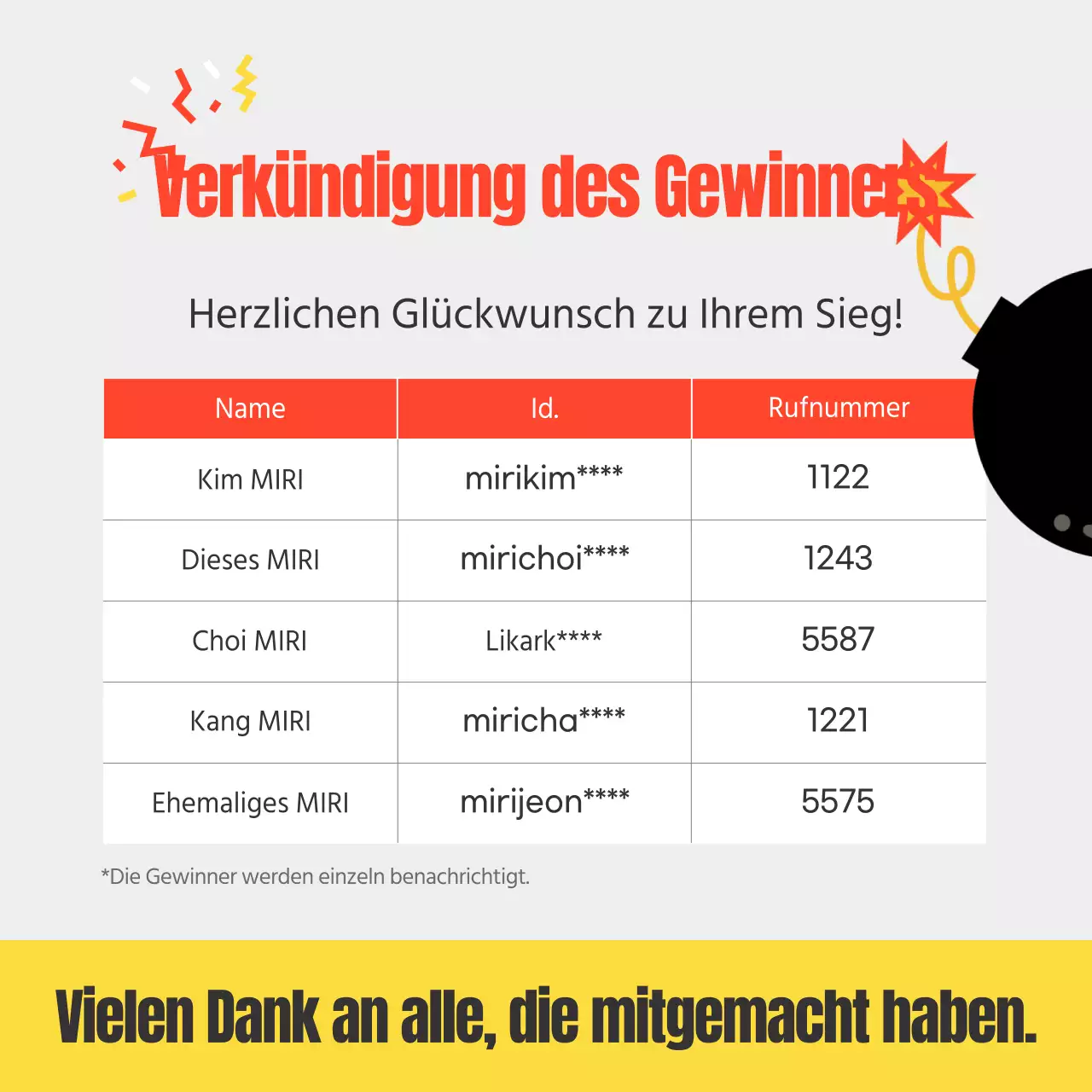 Ankündigung einer schönen Veranstaltung mit gelbem Hintergrund, um die Botschaft zu verbreiten