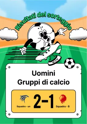 Annunci di partite di calcio gialloverdi