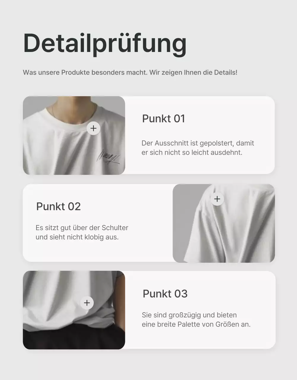Werbung für ein trendiges Modezentrum mit grauen und hellblauen Instagrams, Macs und iPhones