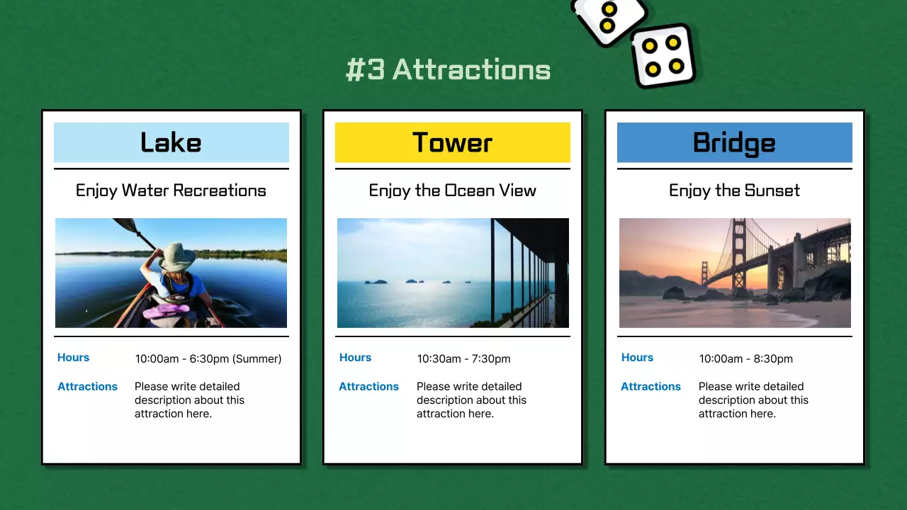 Green Playful Travel Guide Presentation