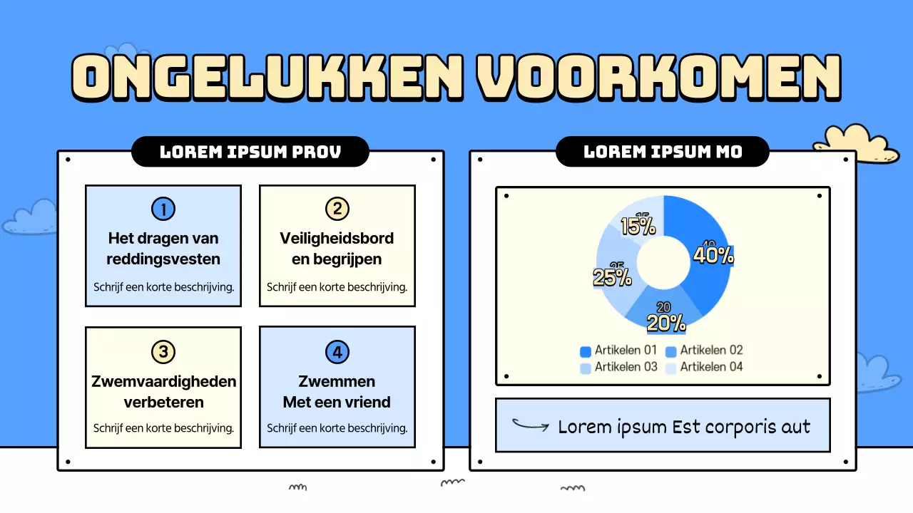Een gids voor de mooie blauwe en gele stranden Lesplannen