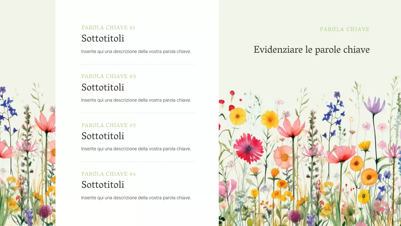 Lussuosi fiori estivi in presentazione chartreuse