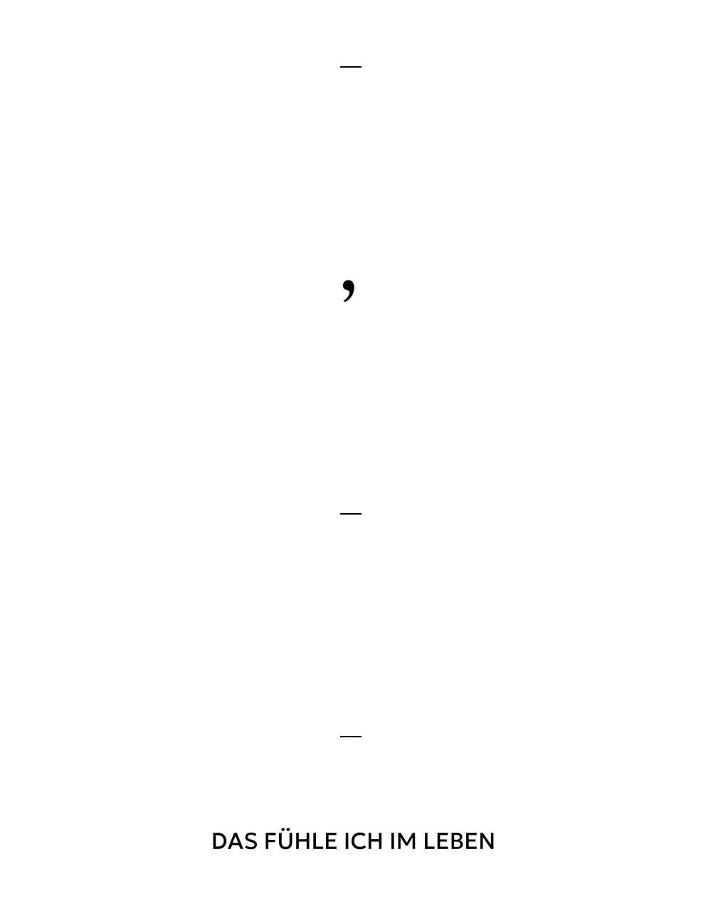 Einfache, personalisierte Waren mit sentimentalen Sprüchen in Serifenschrift