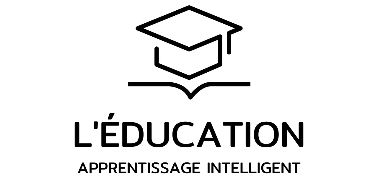 Apprentissage intelligent avec une casquette de bachelier et un logo d'illustration de livre