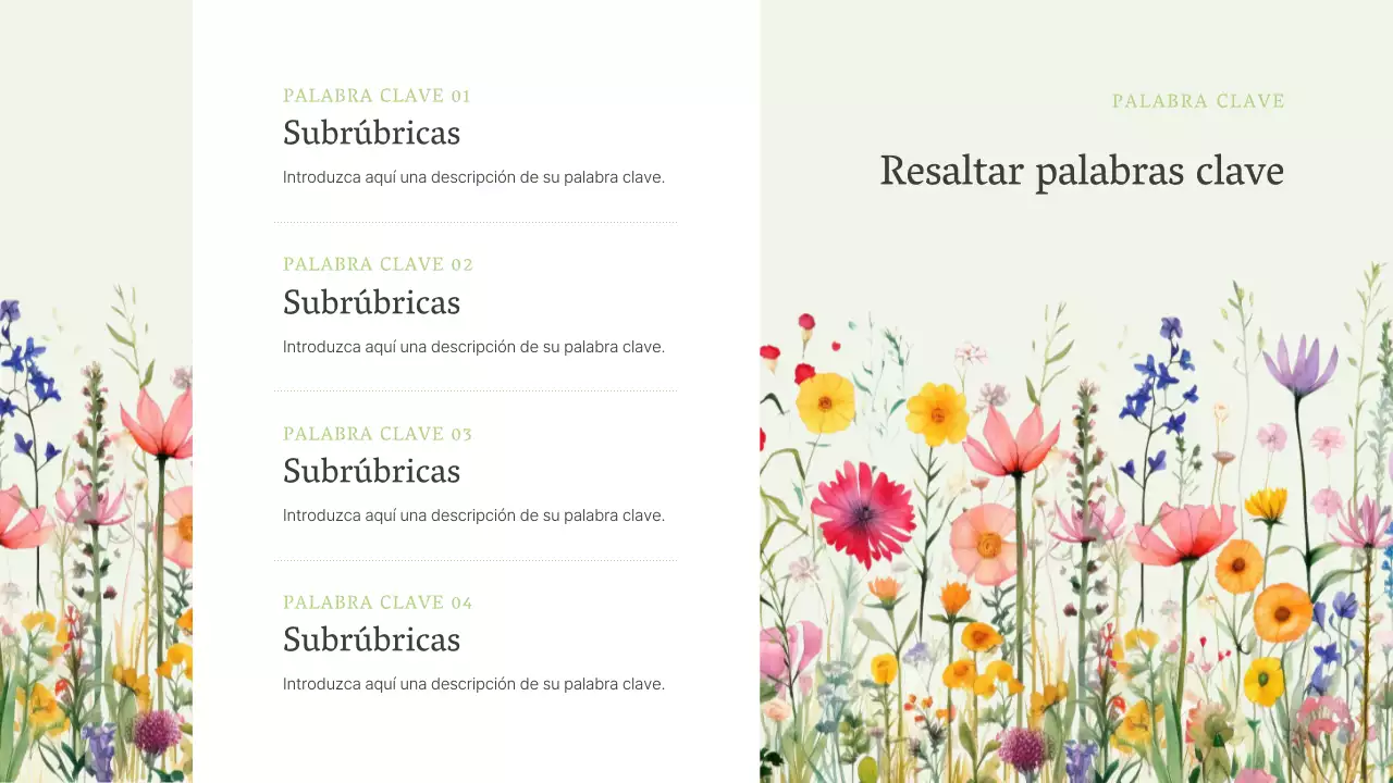 Lujosas flores de verano en presentación chartreuse