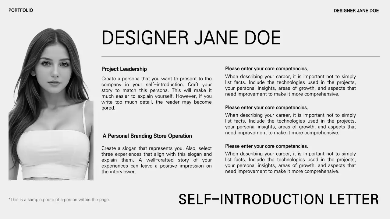 Presentasi Resume Portofolio Modern Putih