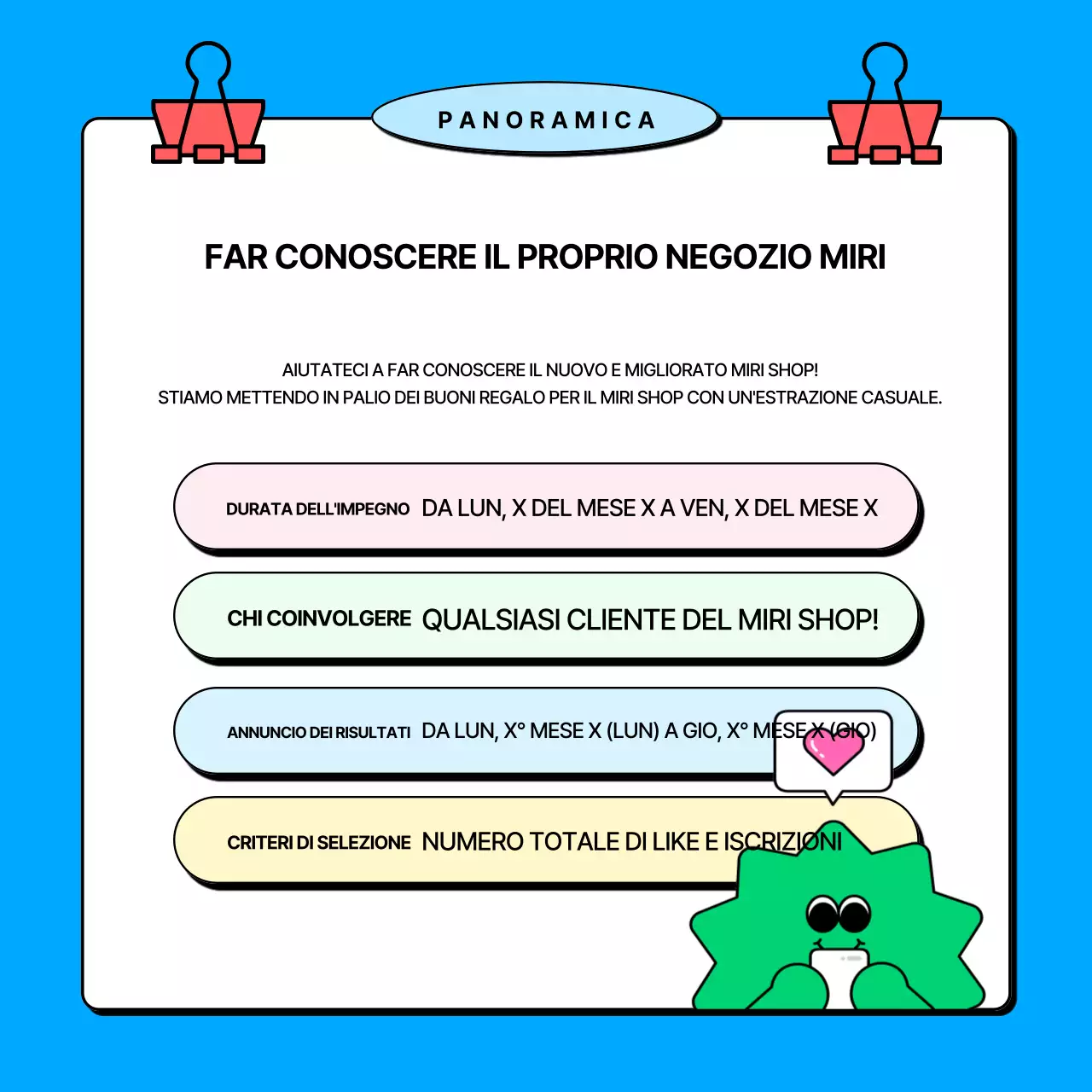 Informazioni sull'evento Blue's Kitschy Rumours