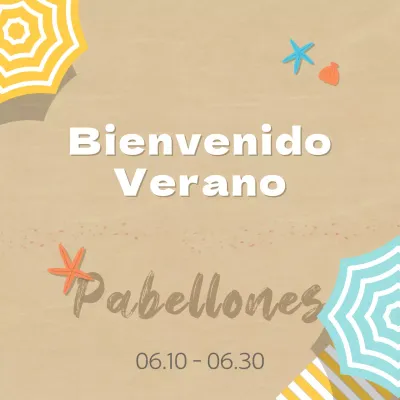 Un bonito post de rebajas de verano en beige y blanco