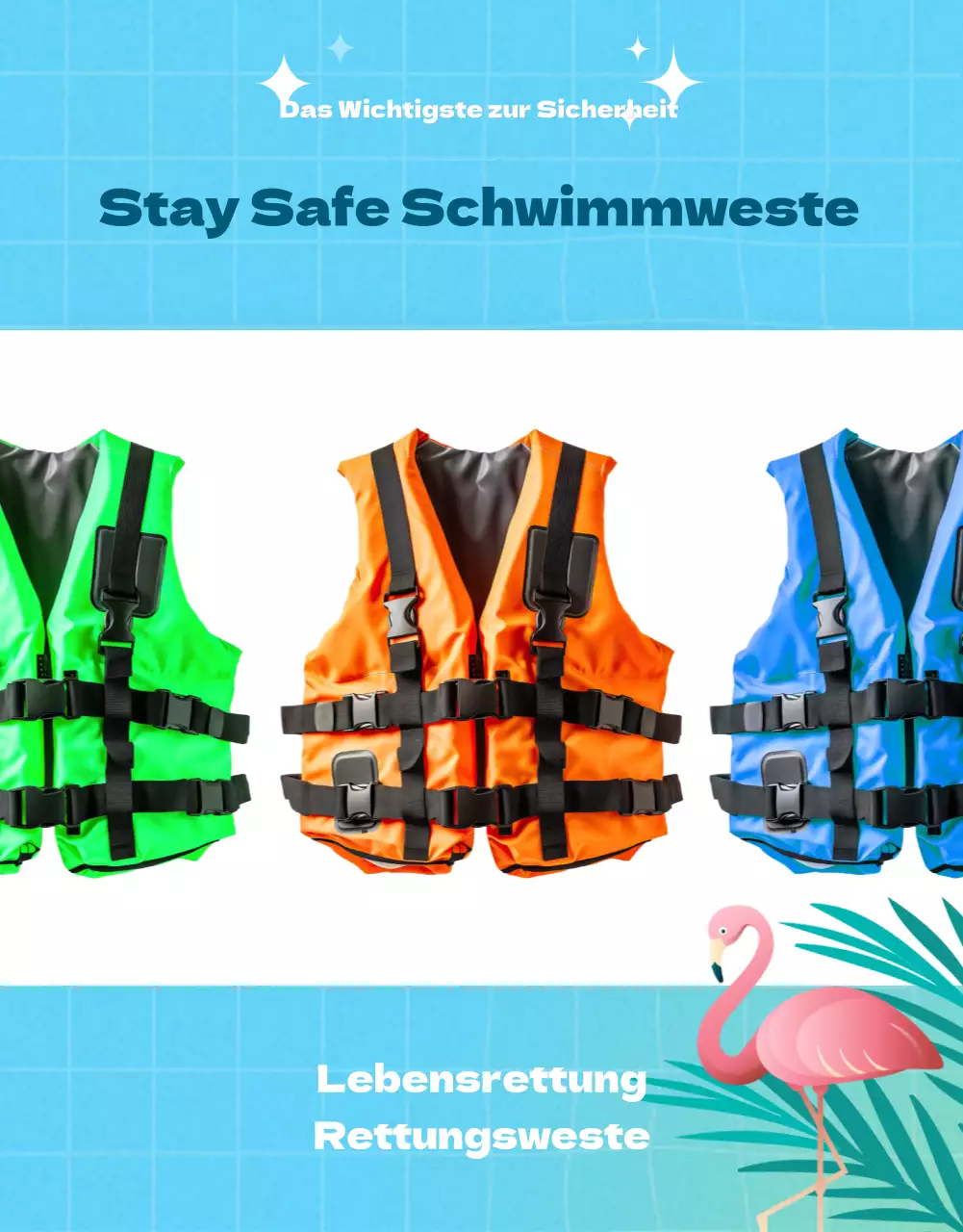 Werben Sie für eine Veranstaltung mit Vintage-Sommerartikeln in Hellblau