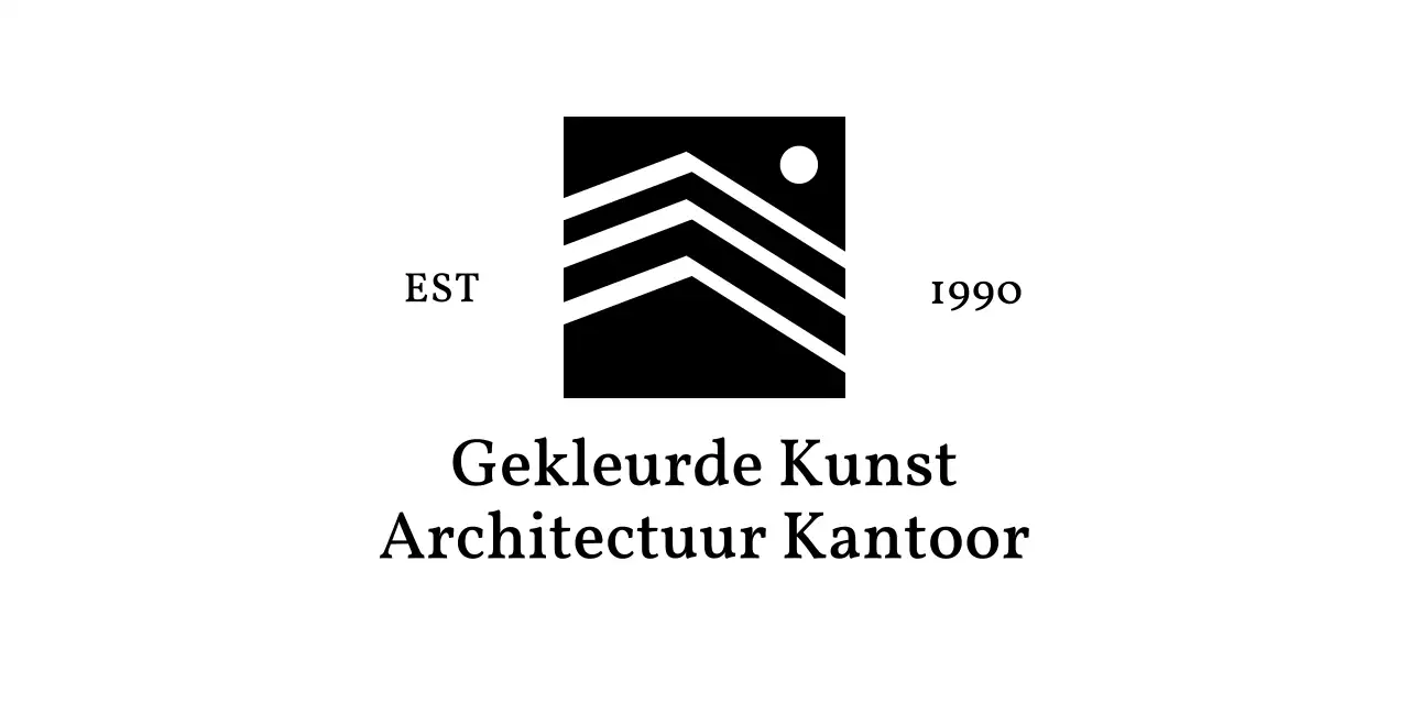 Strak merkontwerp in klassieke stijl