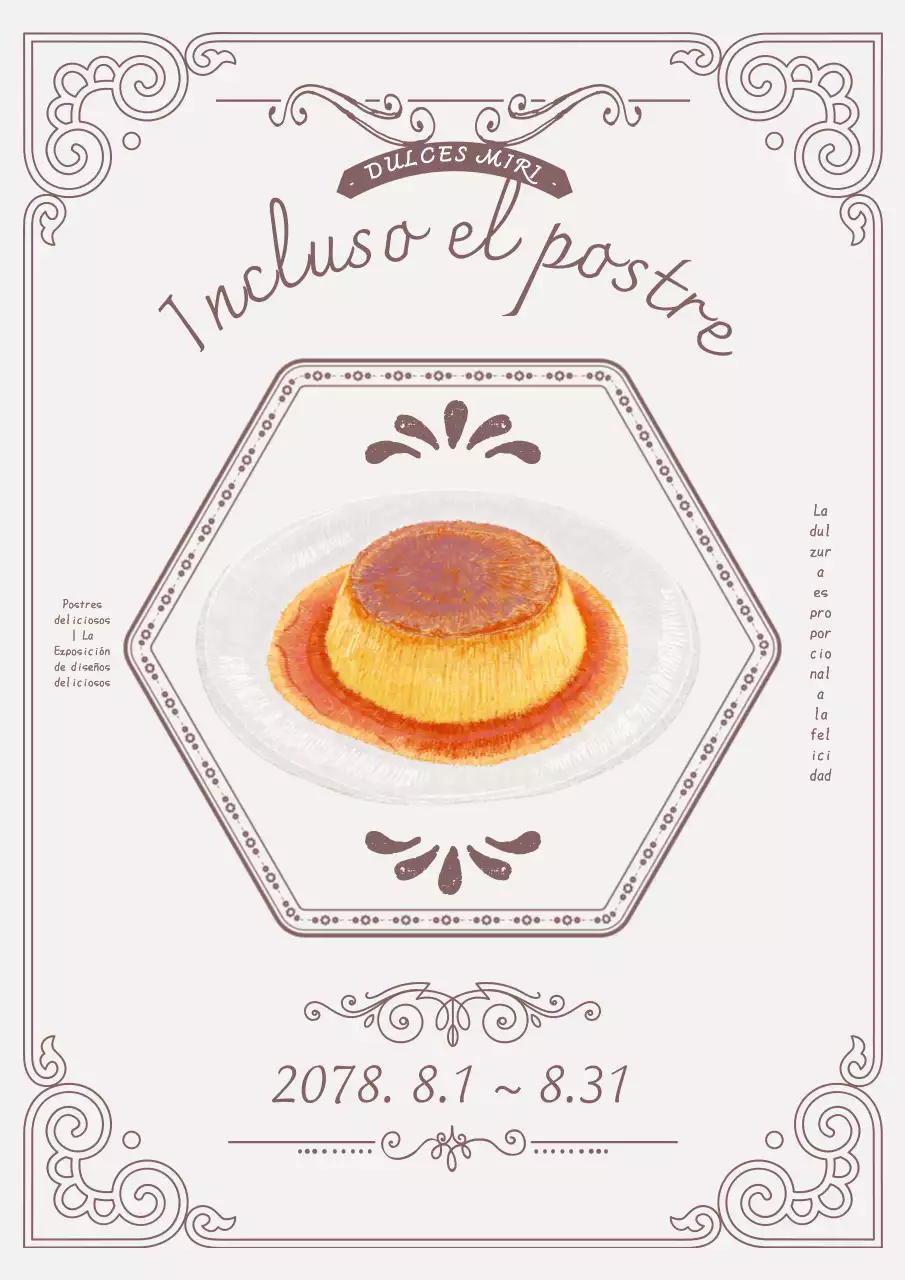 Exposición de pan vintage de color marfil y marrón PR