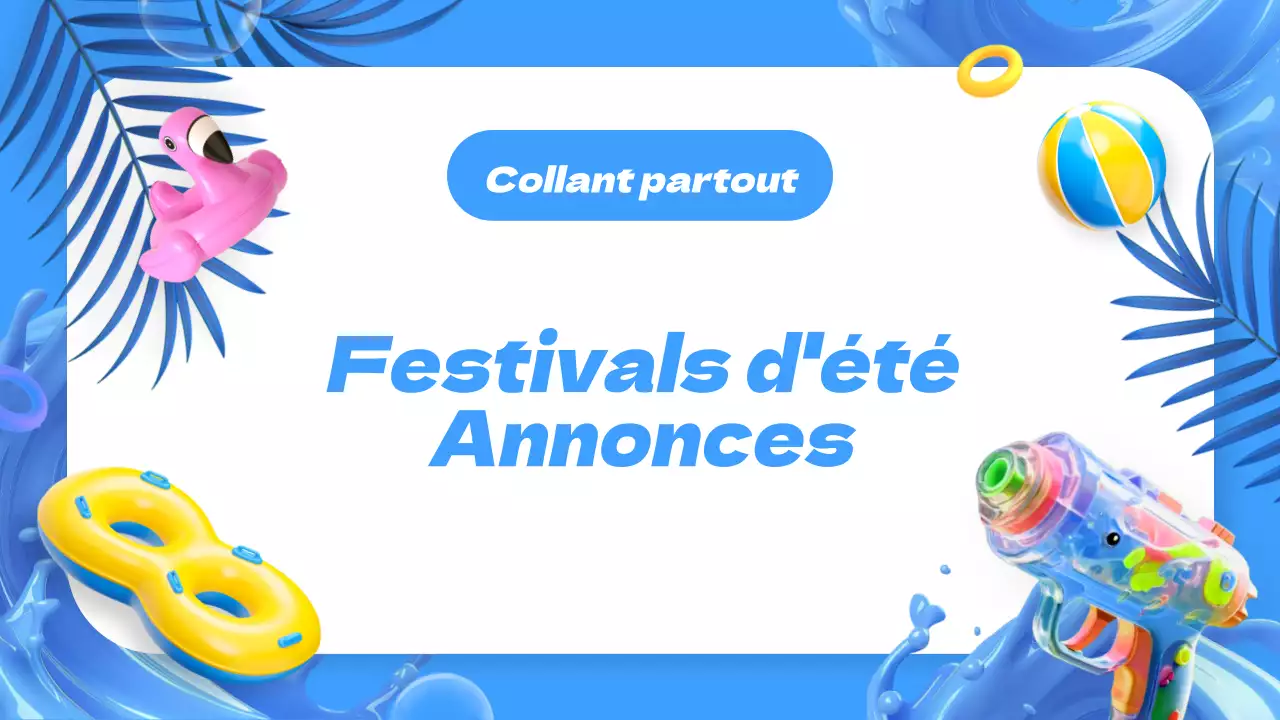 Annonce du Blue Summer Festival