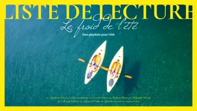 Promouvoir une playlist de styles tendance en jaune et blanc