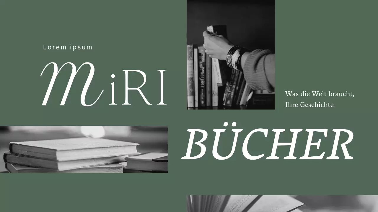 Ein stilvoller Buchvorschlag in Khaki