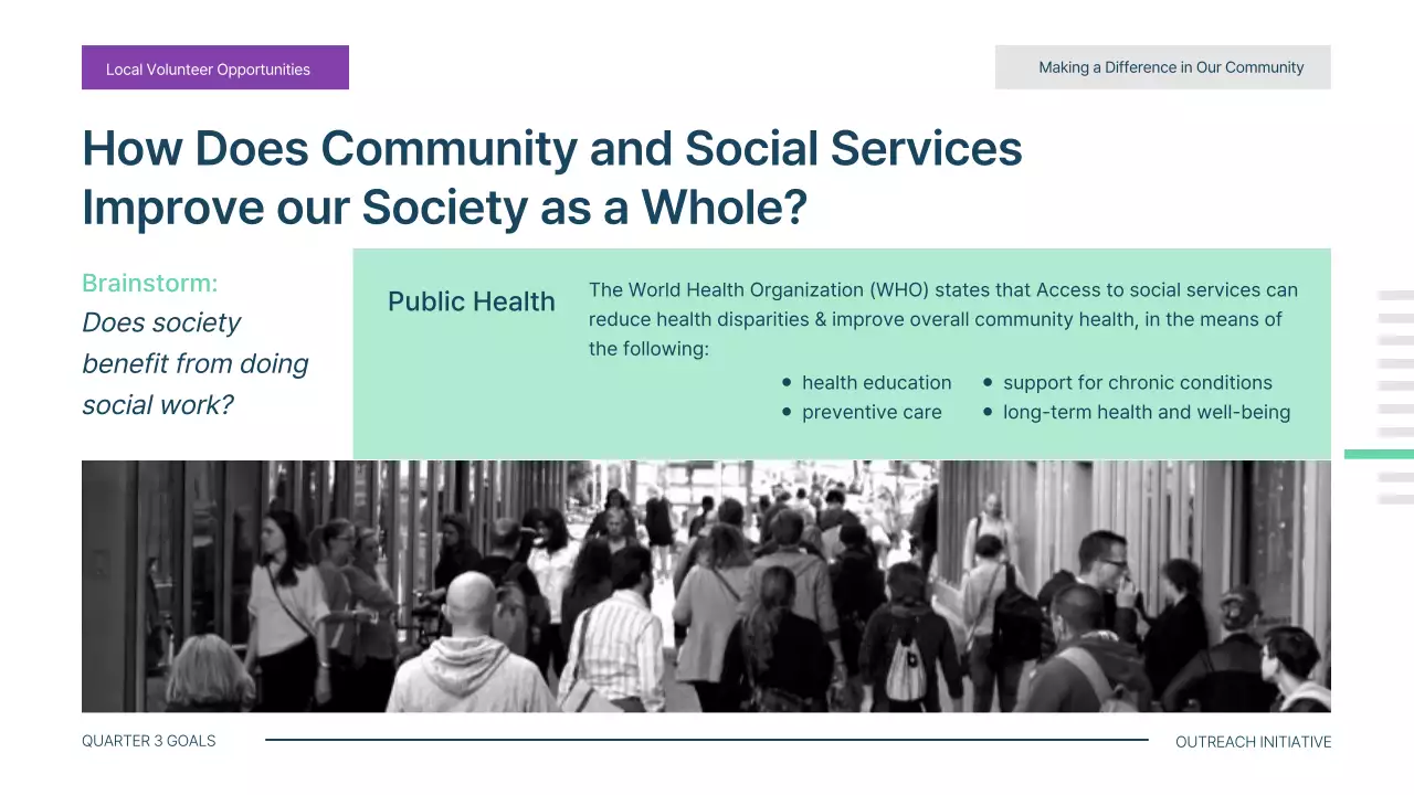 그린 모던 자원봉사 가이드 프레젠테이션