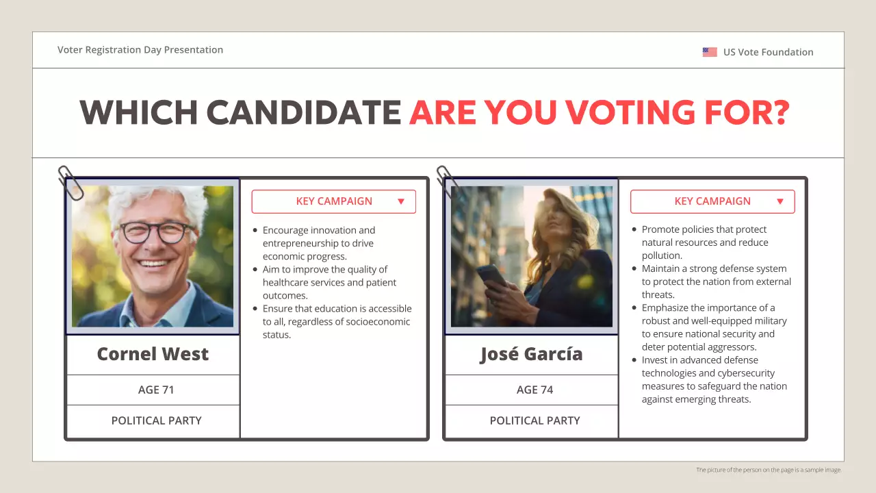 Beige Modern Voter Guide Presentation