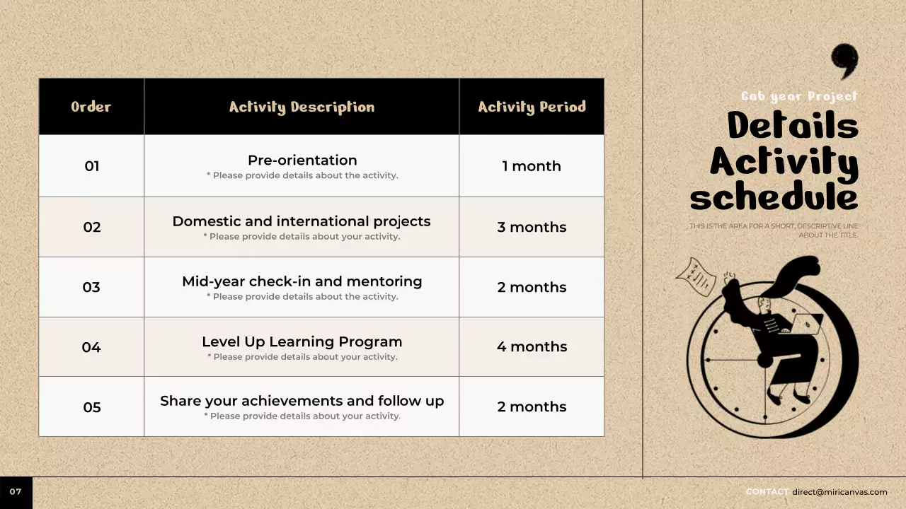 베이지 미니멀 프로젝트 가이드 프레젠테이션