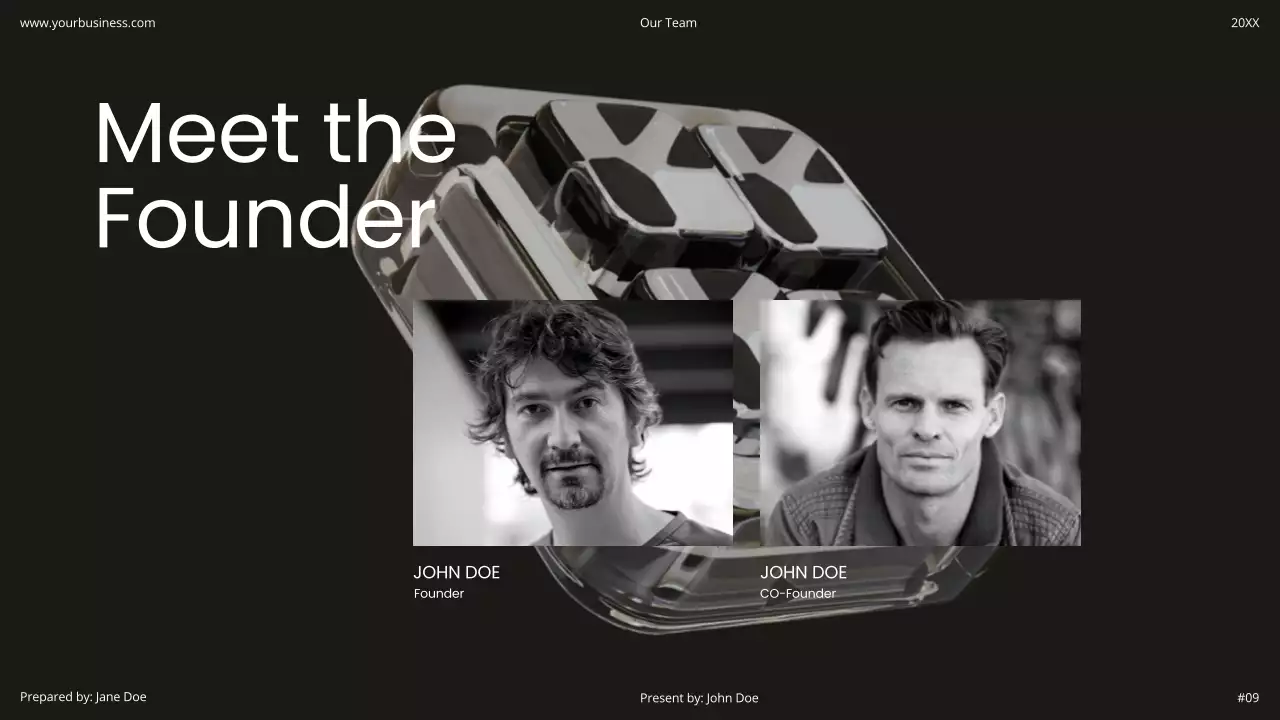 Black Modern Business Pitch Presentation