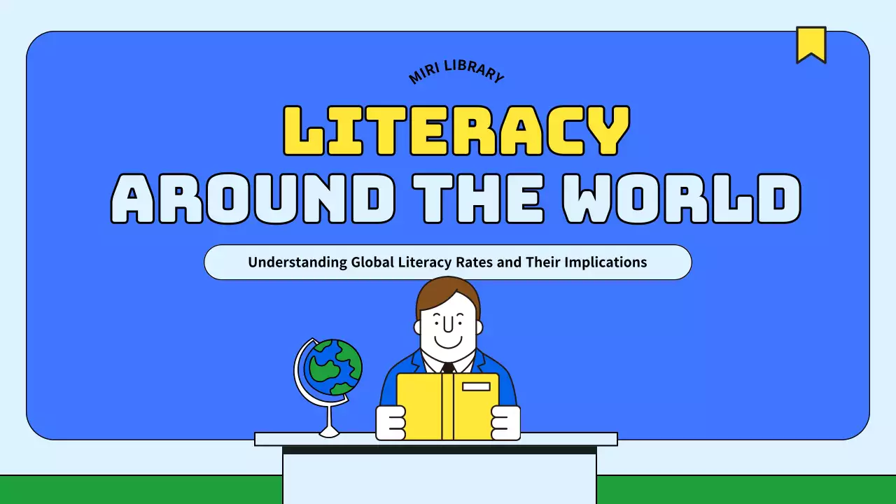 Blue Simple Literacy Guide Presentation