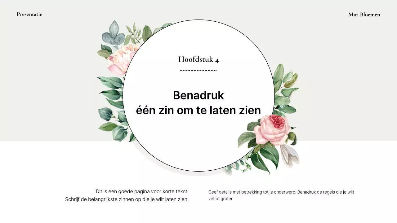 Een eenvoudige merkintroductie met groene rozen