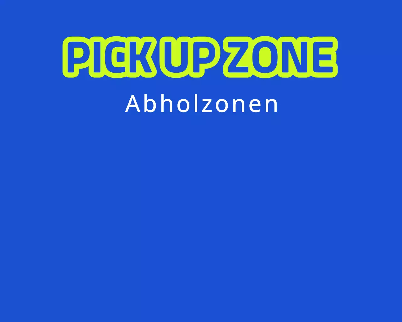 Lieferzonen und Parkverbote