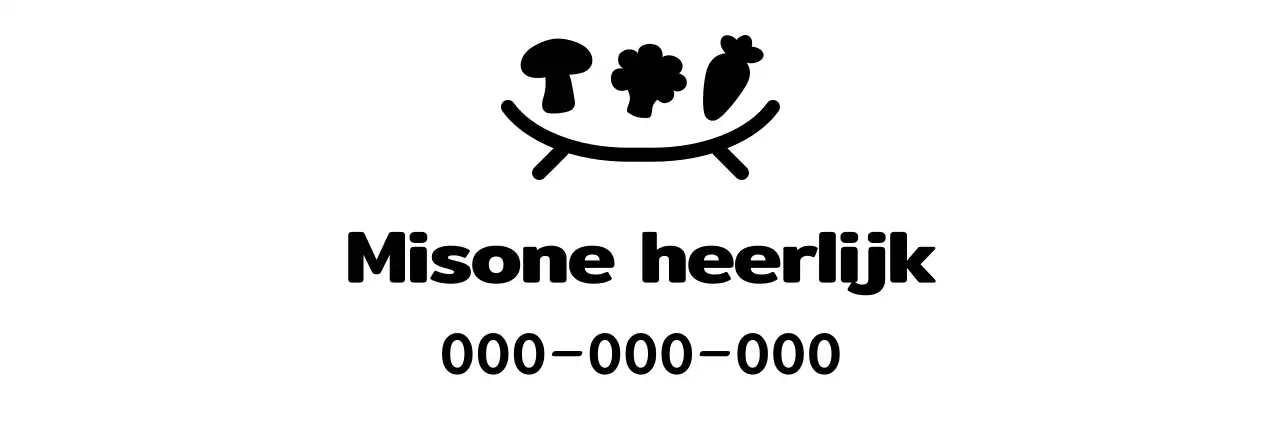 Kleine bedrijfseigenaar van een leuke bijgerechtenwinkel met groente-illustraties