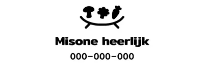 Kleine bedrijfseigenaar van een leuke bijgerechtenwinkel met groente-illustraties