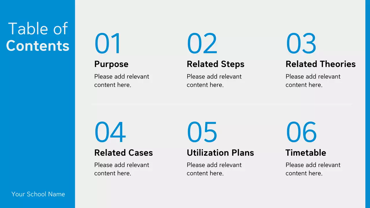 Blue Professional Training Guide Presentation