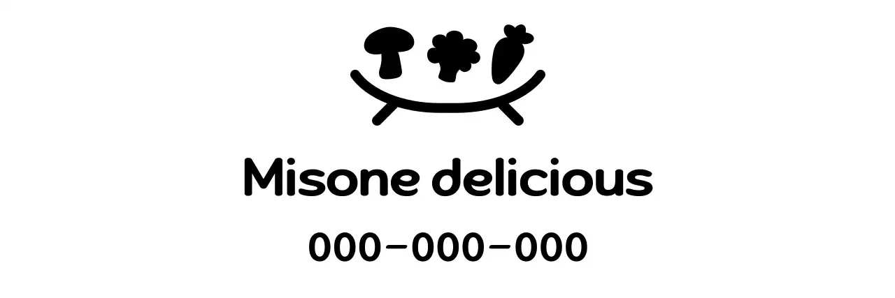 Small business owner of a cute side dish shop with vegetable illustrations