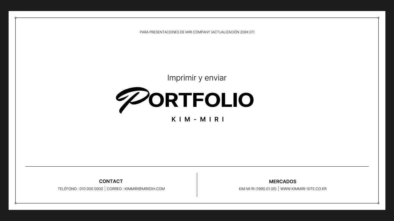 Una sencilla cartera imprimible en blanco y negro