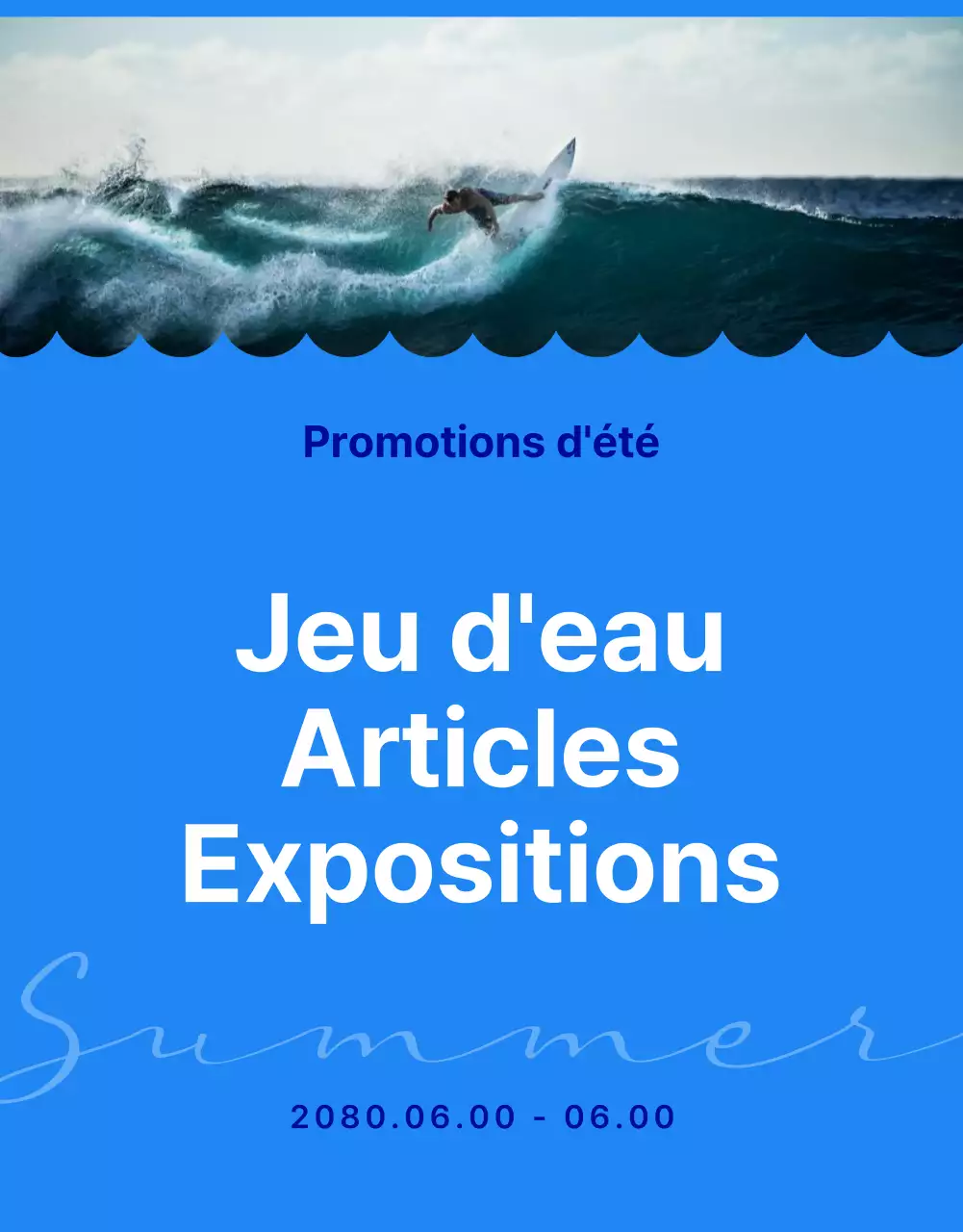 Guide pour une collection simple d'accessoires d'eau bleus et bleus clairs pour l'été