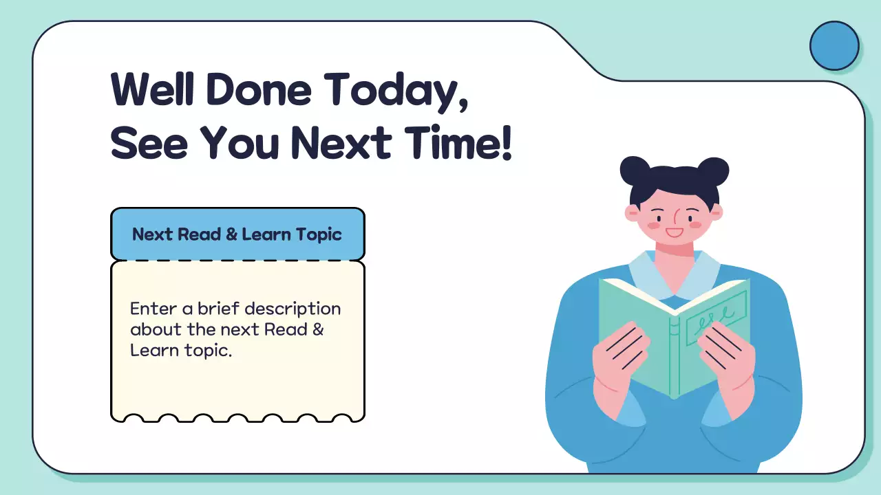 Blue Simple Education Guide Presentation