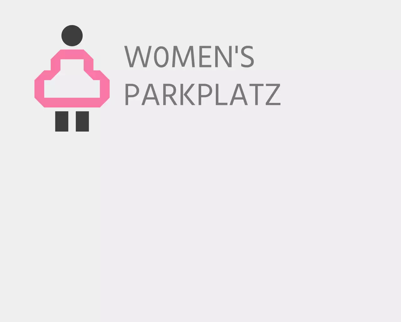 Rosa Parkplätze nur für Frauen