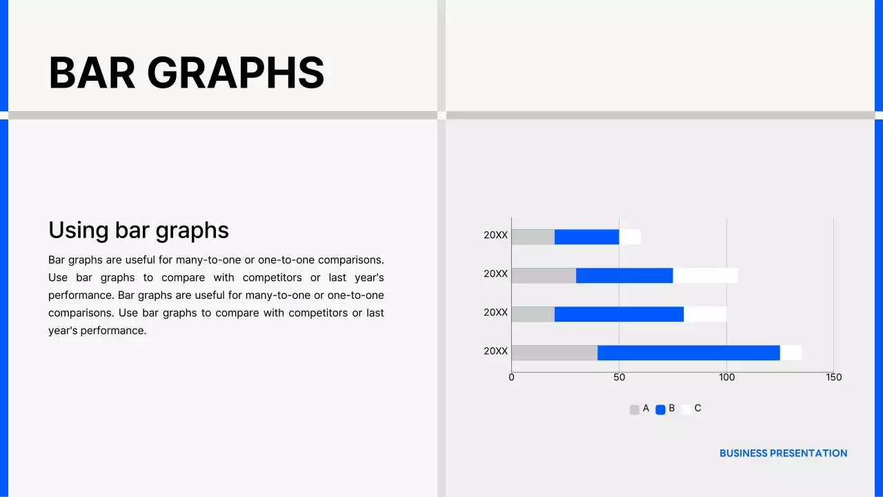 블루 미니멀 비즈니스 프레젠테이션