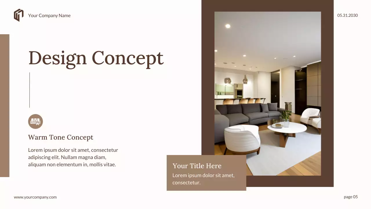 Beige Elegant Interior Presentation