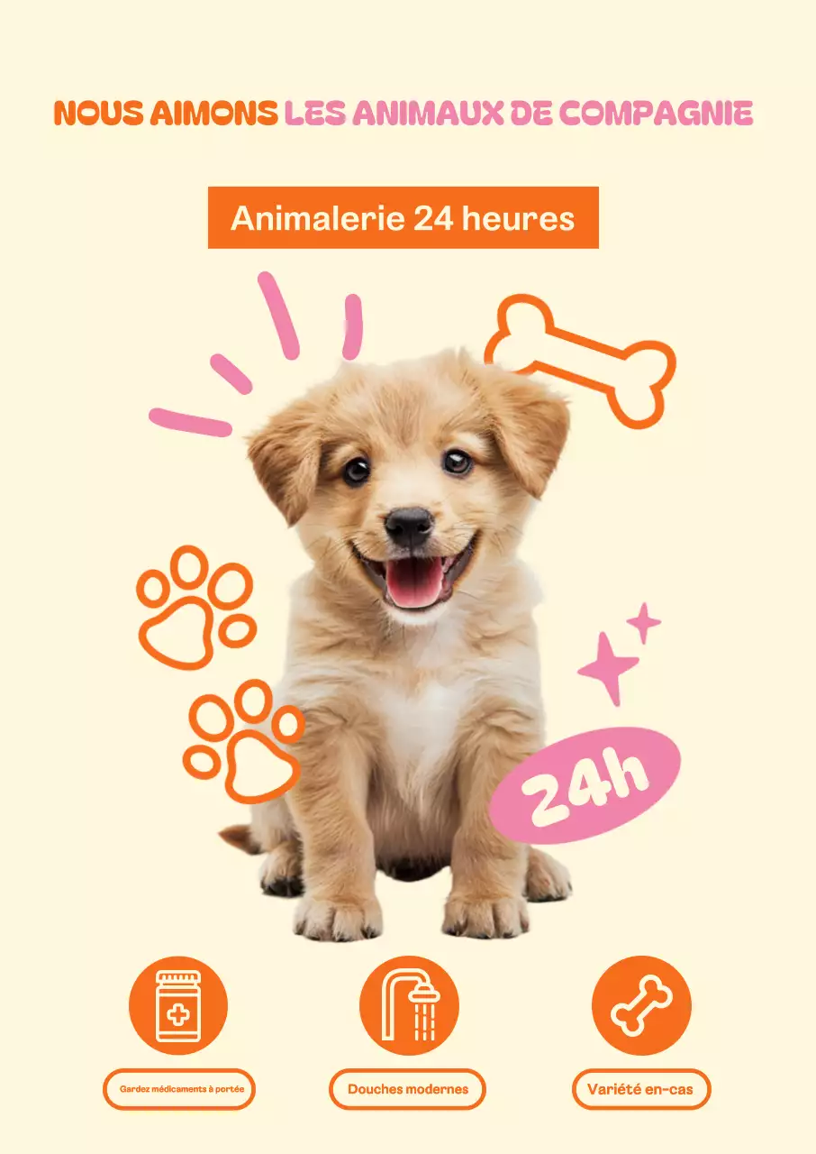 Une animalerie ouverte 24 heures sur 24 avec de jolis chiots