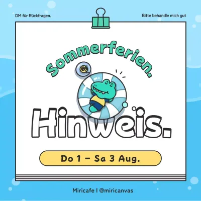 Hübsche grüne und blaue Sommerferien