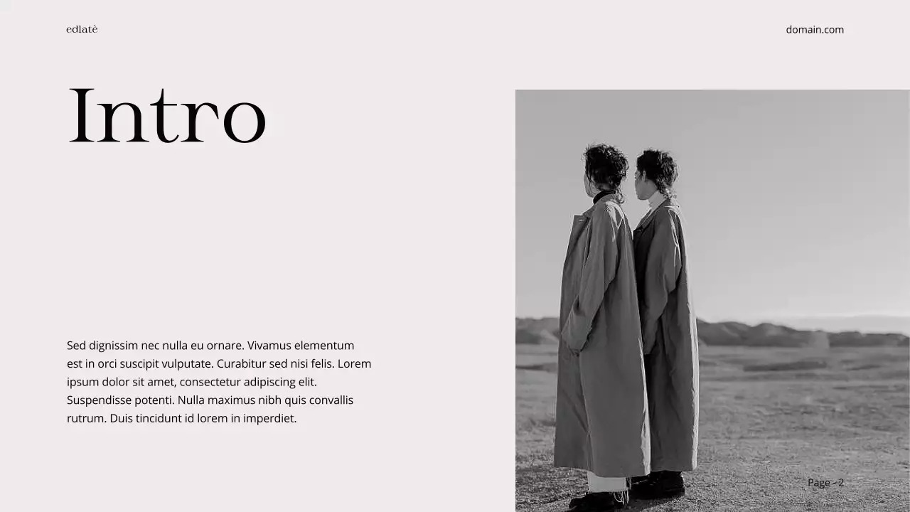 Beige Minimalist Editorial Template Guide Presentation