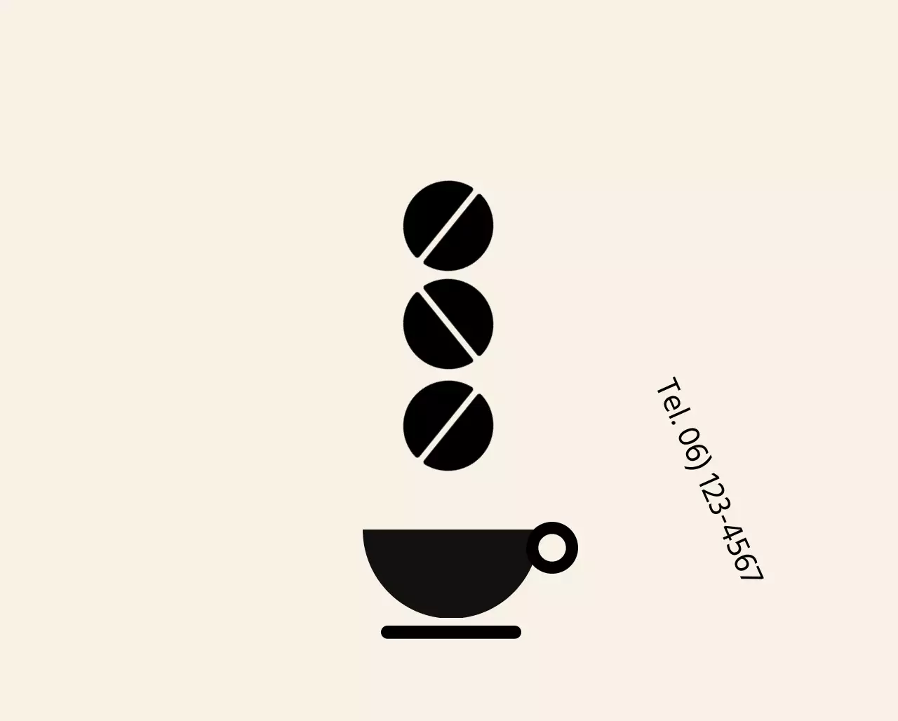 Nessun cartello di parcheggio in un caffè moderno e alla moda