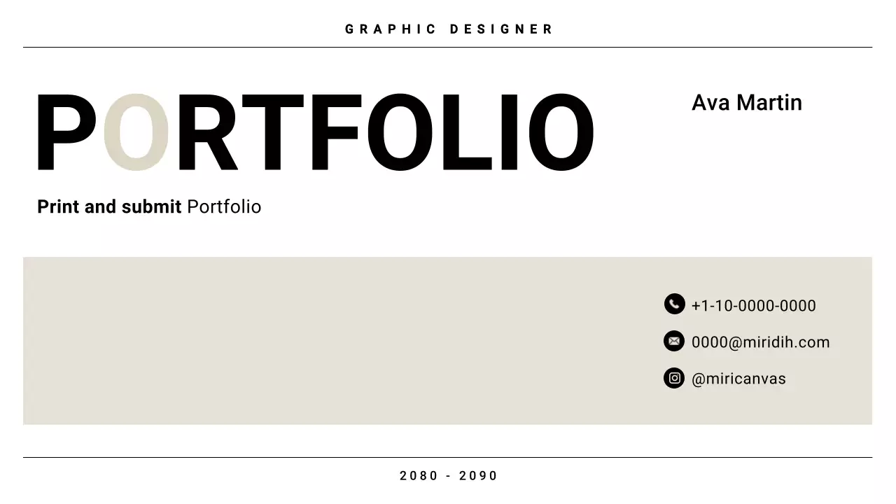 Beige Modern Portfolio Resume Presentation