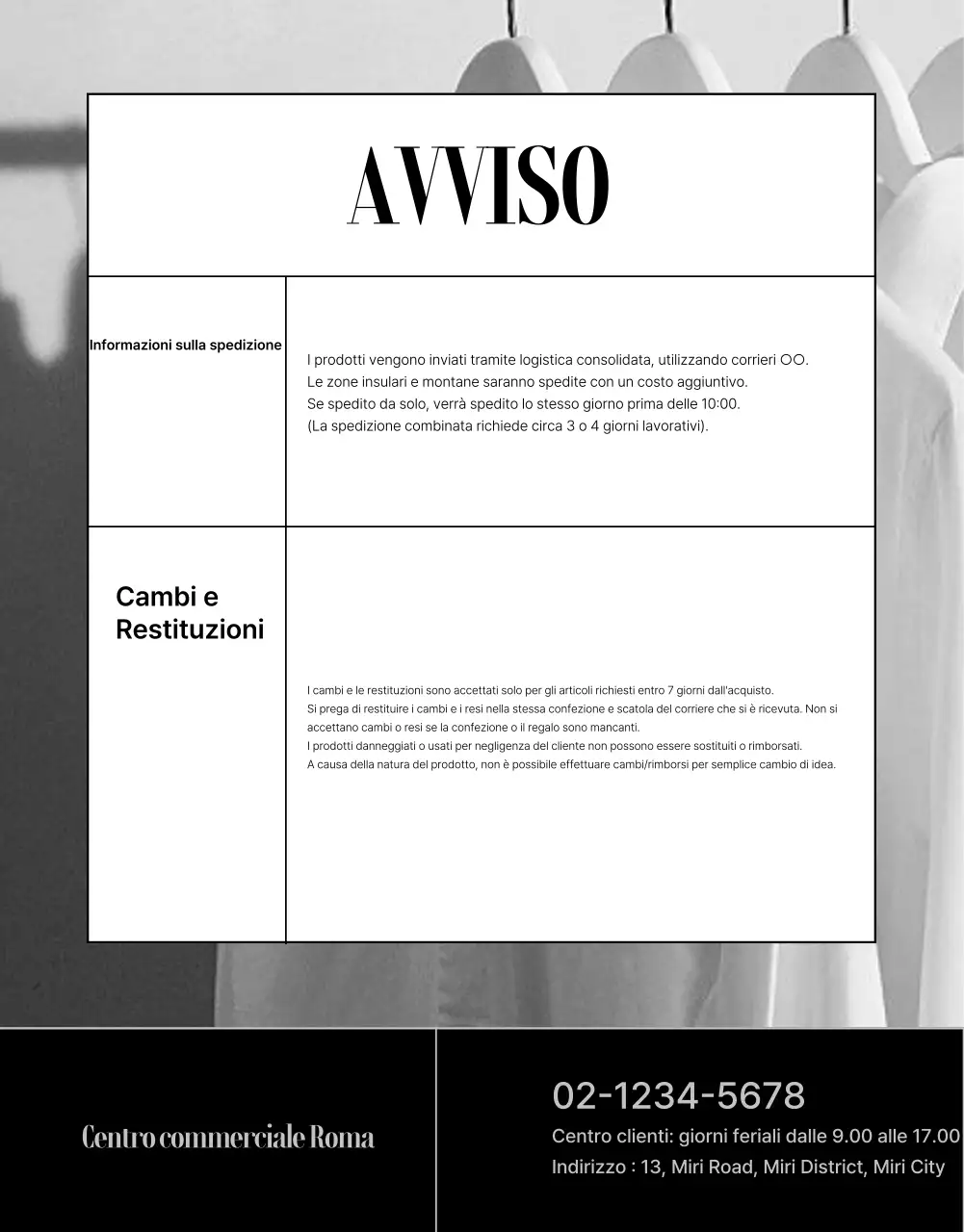 Promuovere la moda moderna in grigio e nero