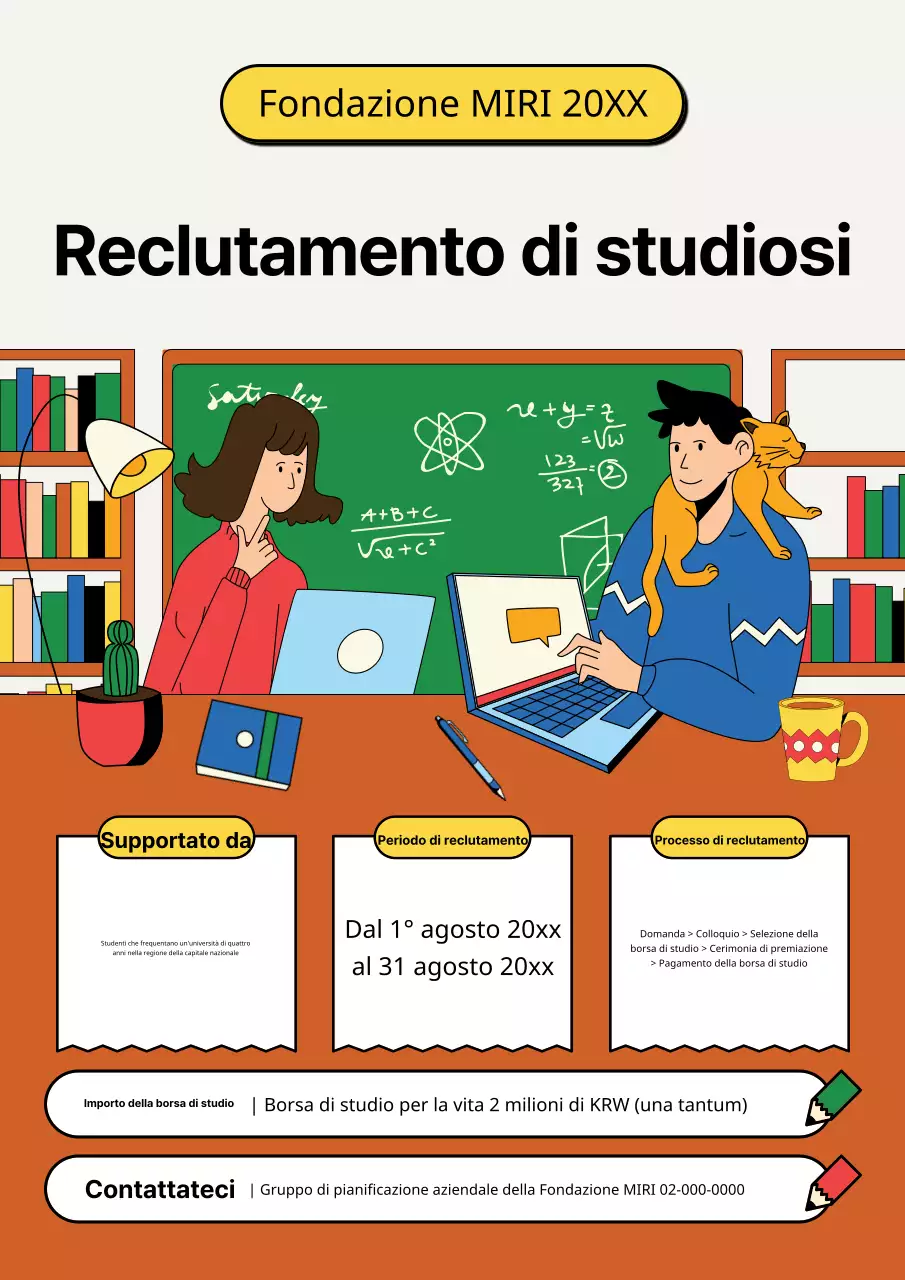 Sono ora disponibili borse di studio universitarie in avorio e marrone accogliente